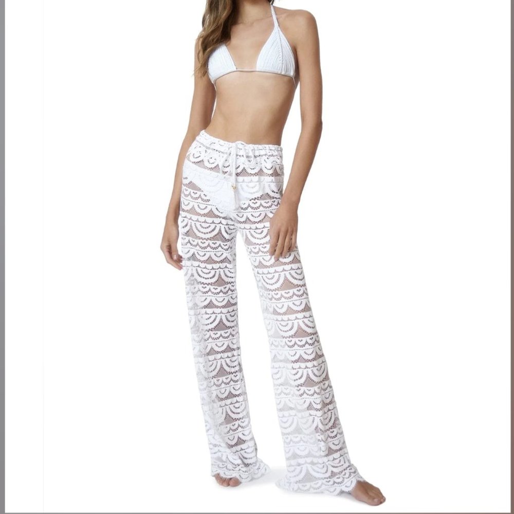 PQ Coverup Water Lily Malibu Lace Pants
